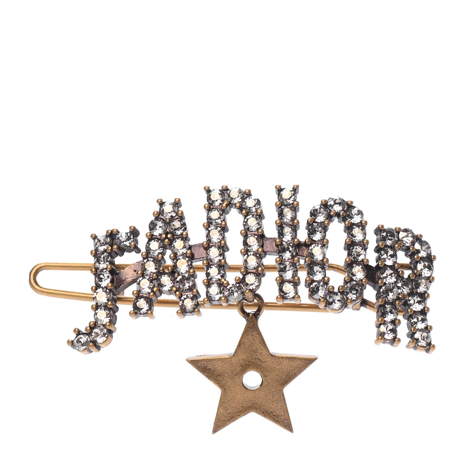 Christian Dior Crystal J'Adior Star Barrette 1 of 3