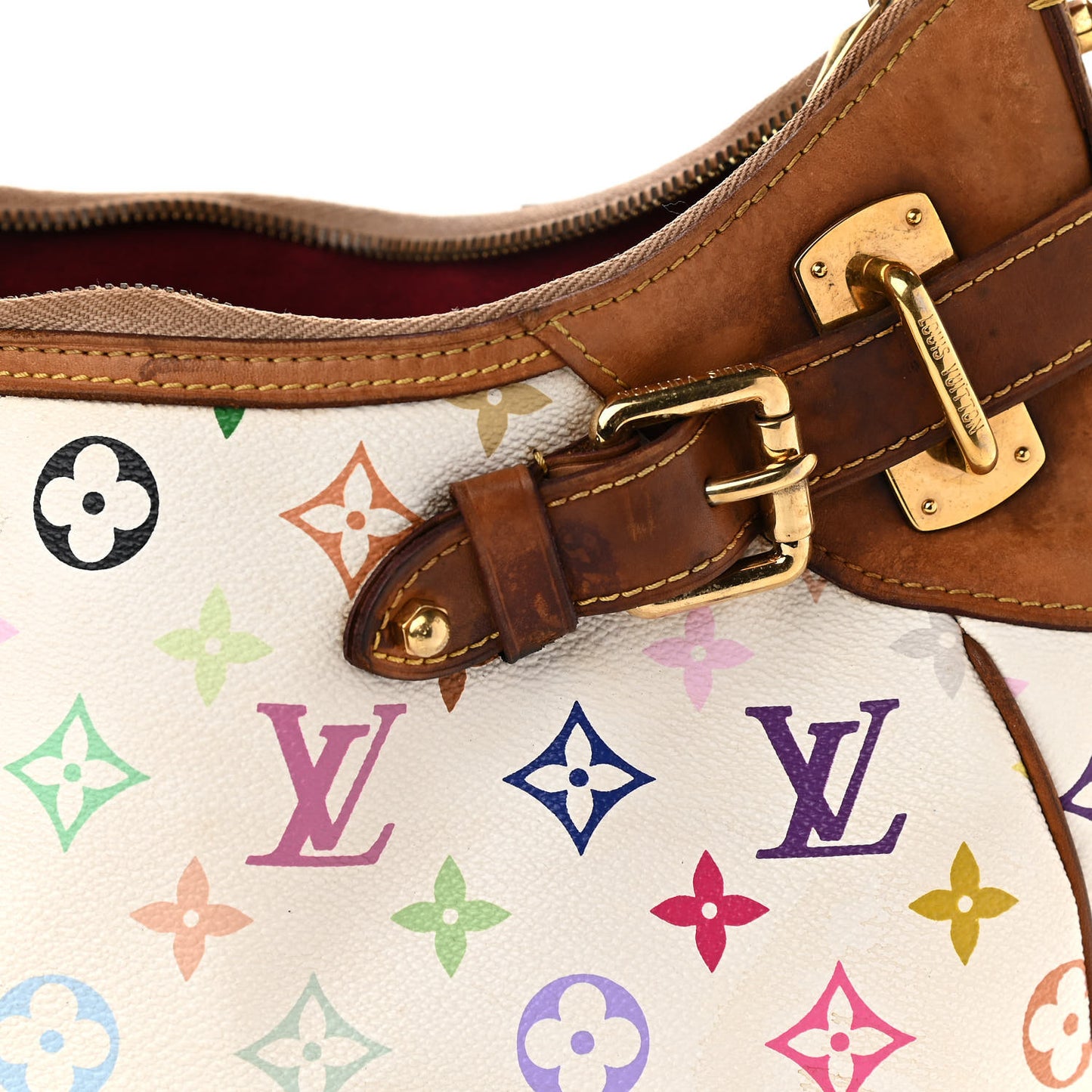 Monogram Multicolor Greta White