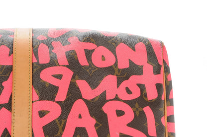 Louis Vuitton Graffiti Keepall 45 Fuchsia 12 of 16