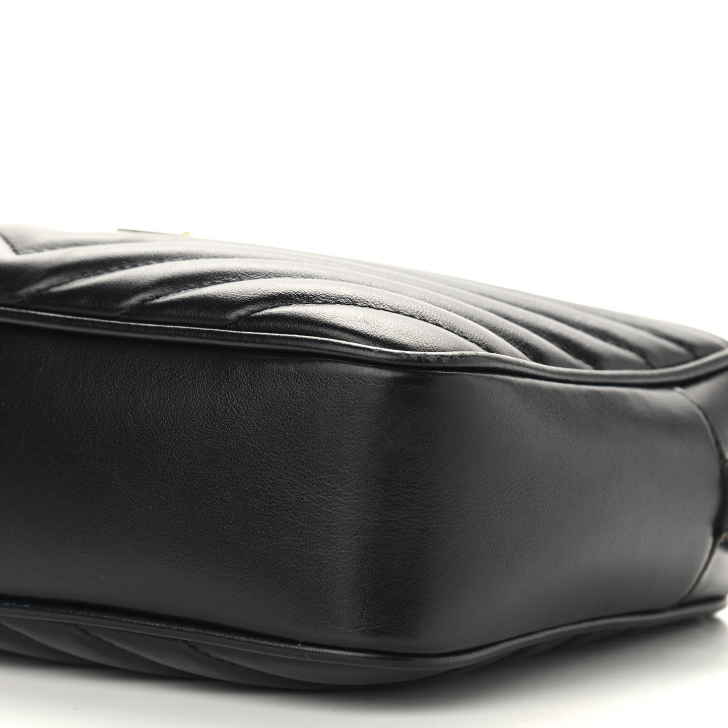 Calfskin Matelasse Monogram Lou Camera Bag Black