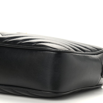 Saint Laurent Calfskin Matelasse Monogram Lou Camera Bag Black 13 of 13