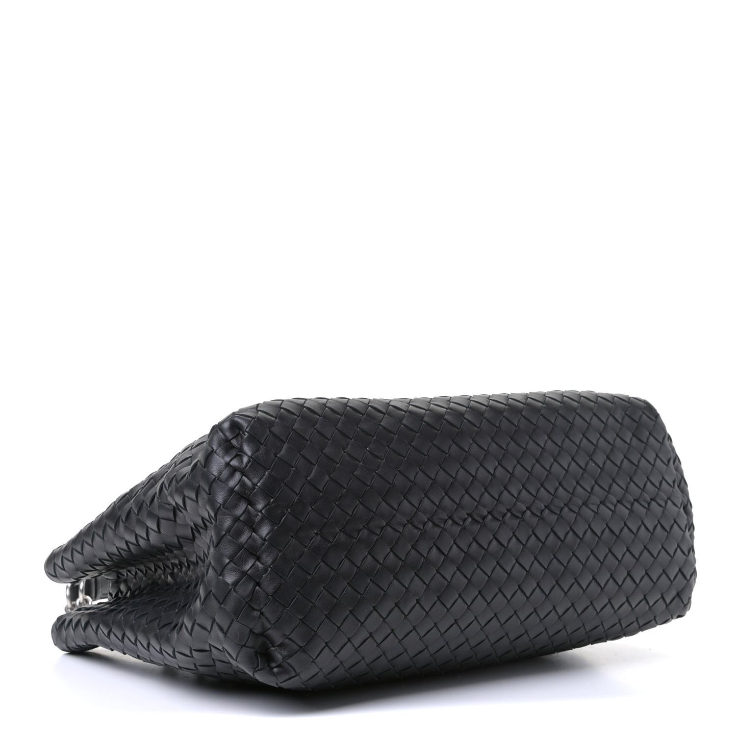 Nappa Intrecciato Medium Tote Black
