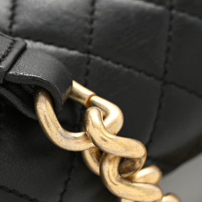 Chanel Lambskin Quilted New Medium Boy Flap Black 13 of 15