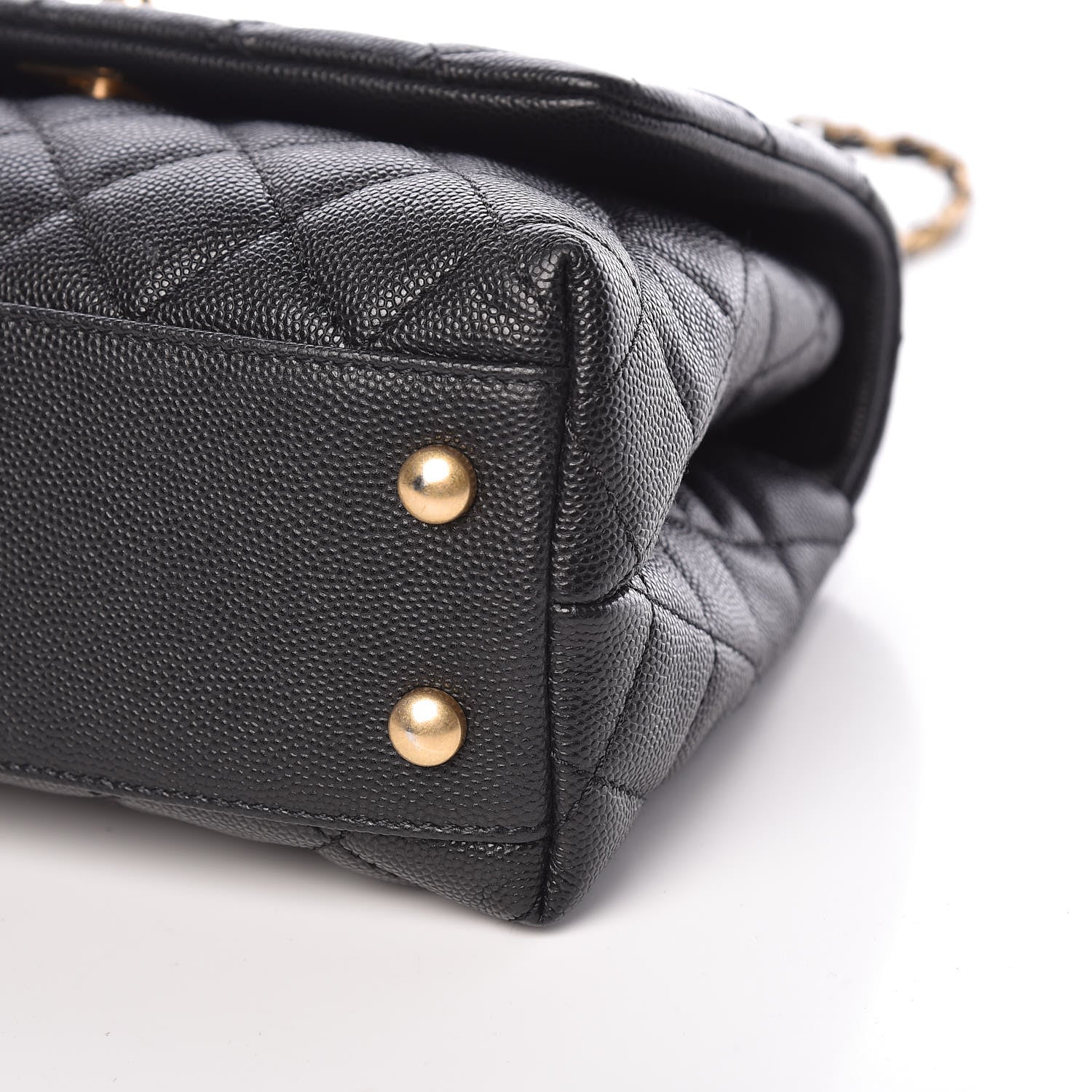 Chanel Caviar Quilted Mini Coco Handle Flap Black 9 of 9