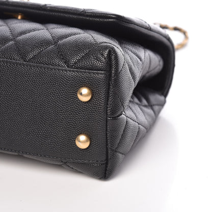 Chanel Caviar Quilted Mini Coco Handle Flap Black 9 of 9