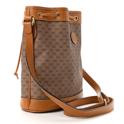 Gucci X DISNEY Mini Vintage GG Supreme Monogram Bucket Bag Beige Vintage Sun Oil 3 of 18