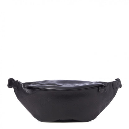 Louis Vuitton Calfskin Monogram Shadow Discovery Bumbag Black 1 of 9