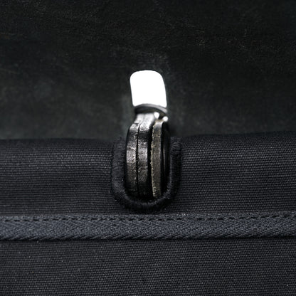 Hermes Toile Vache Calfskin Herbag 39 MM Black 18 of 28