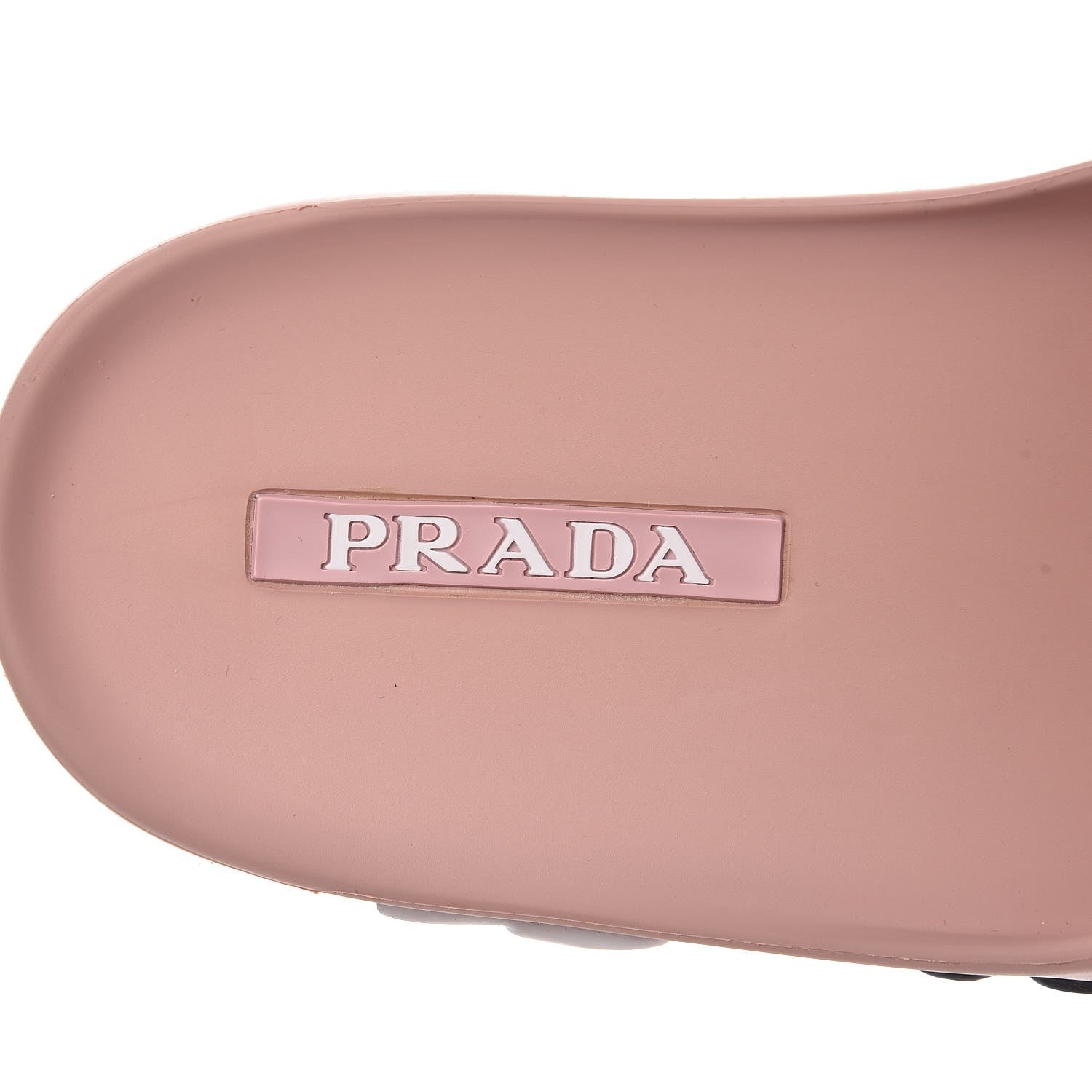 Prada Rubber Flower Slide Sandals 40 Orchidea Begonia 10 of 11