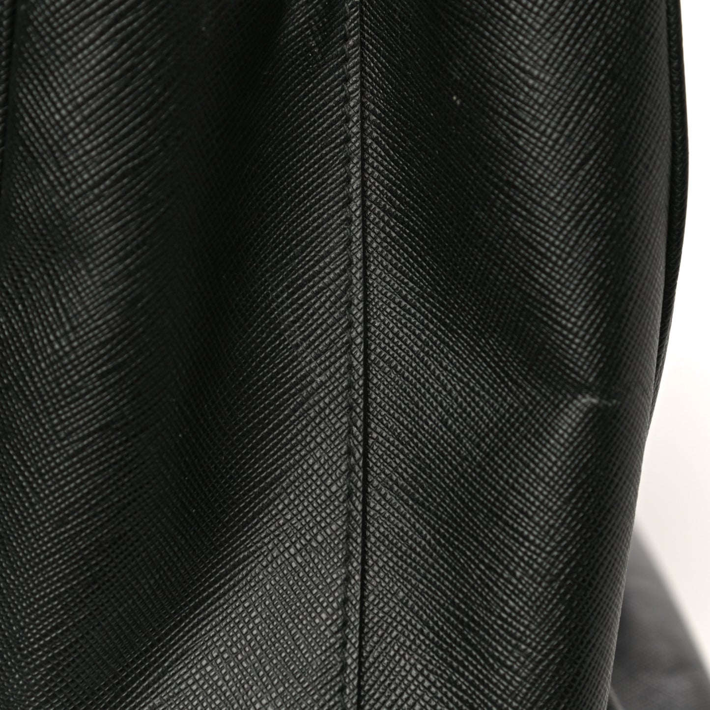 Saffiano Large Galleria Double Zip Tote Black