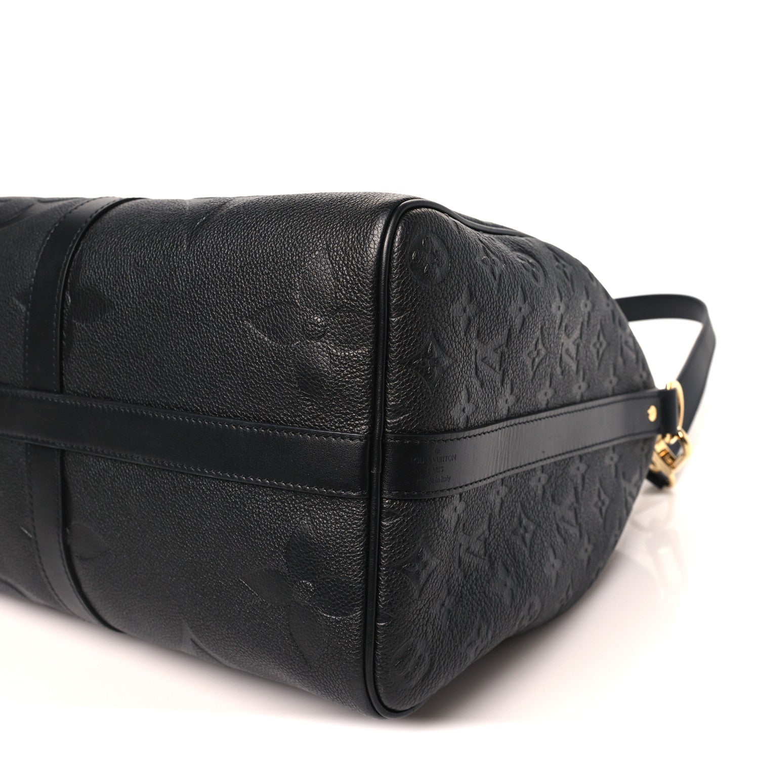Louis Vuitton Empreinte Monogram Giant Keepall Bandouliere 45 Black 8 of 9