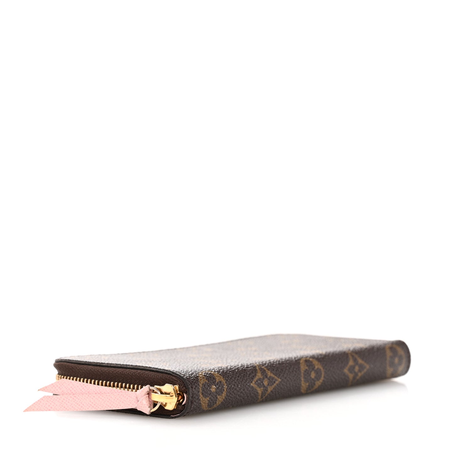 Monogram Clemence Wallet Rose Ballerine