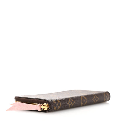 Louis Vuitton Monogram Clemence Wallet Rose Ballerine 4 of 11