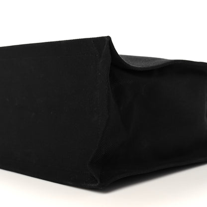 Saint Laurent Linen Calfskin Rive Gauche Tote Black 19 of 21