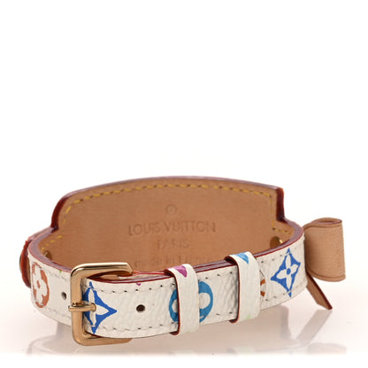Louis Vuitton Monogram Multicolor Address Wish Bracelet White 2 of 5
