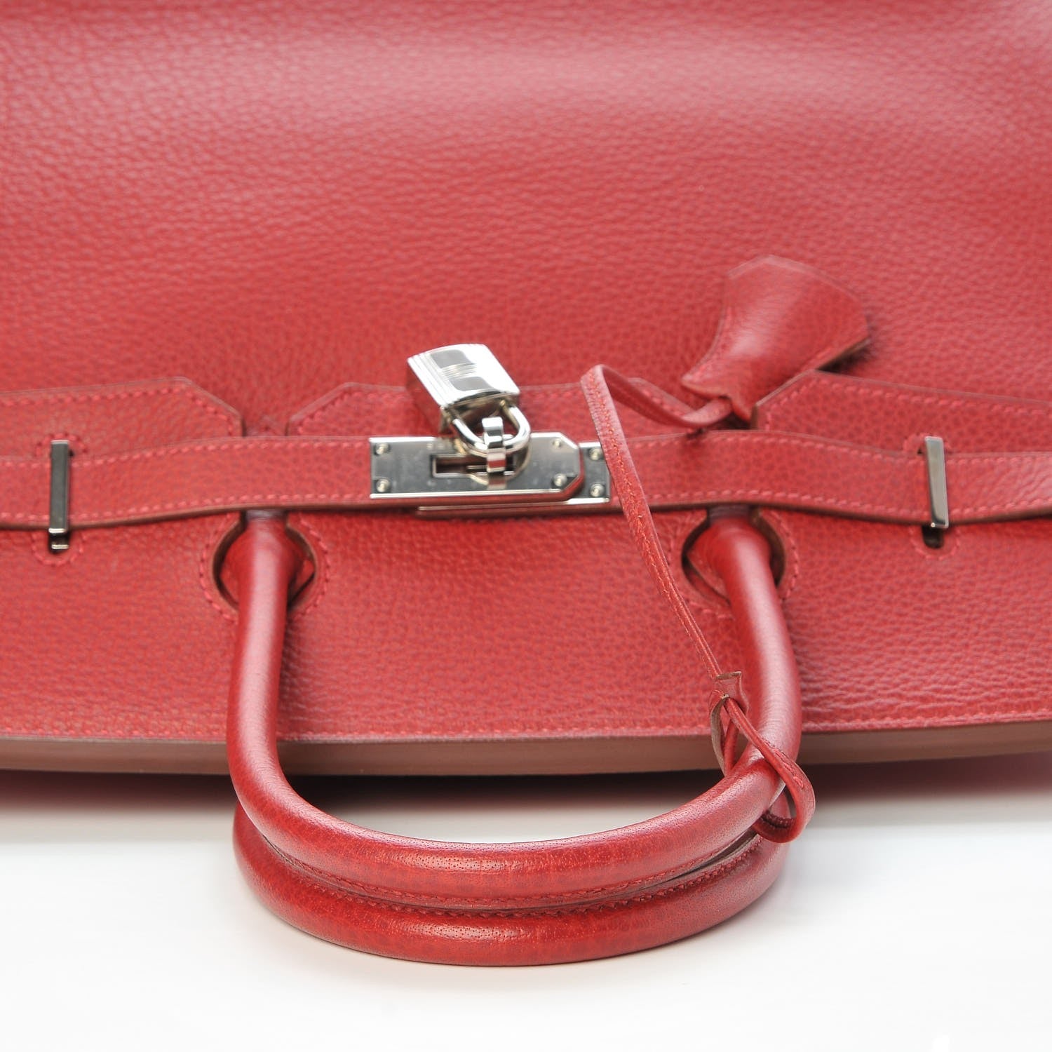 Hermes Buffle Skipper Birkin 35 Rouge Vif 33 of 40