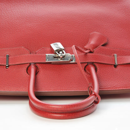 Hermes Buffle Skipper Birkin 35 Rouge Vif 33 of 40