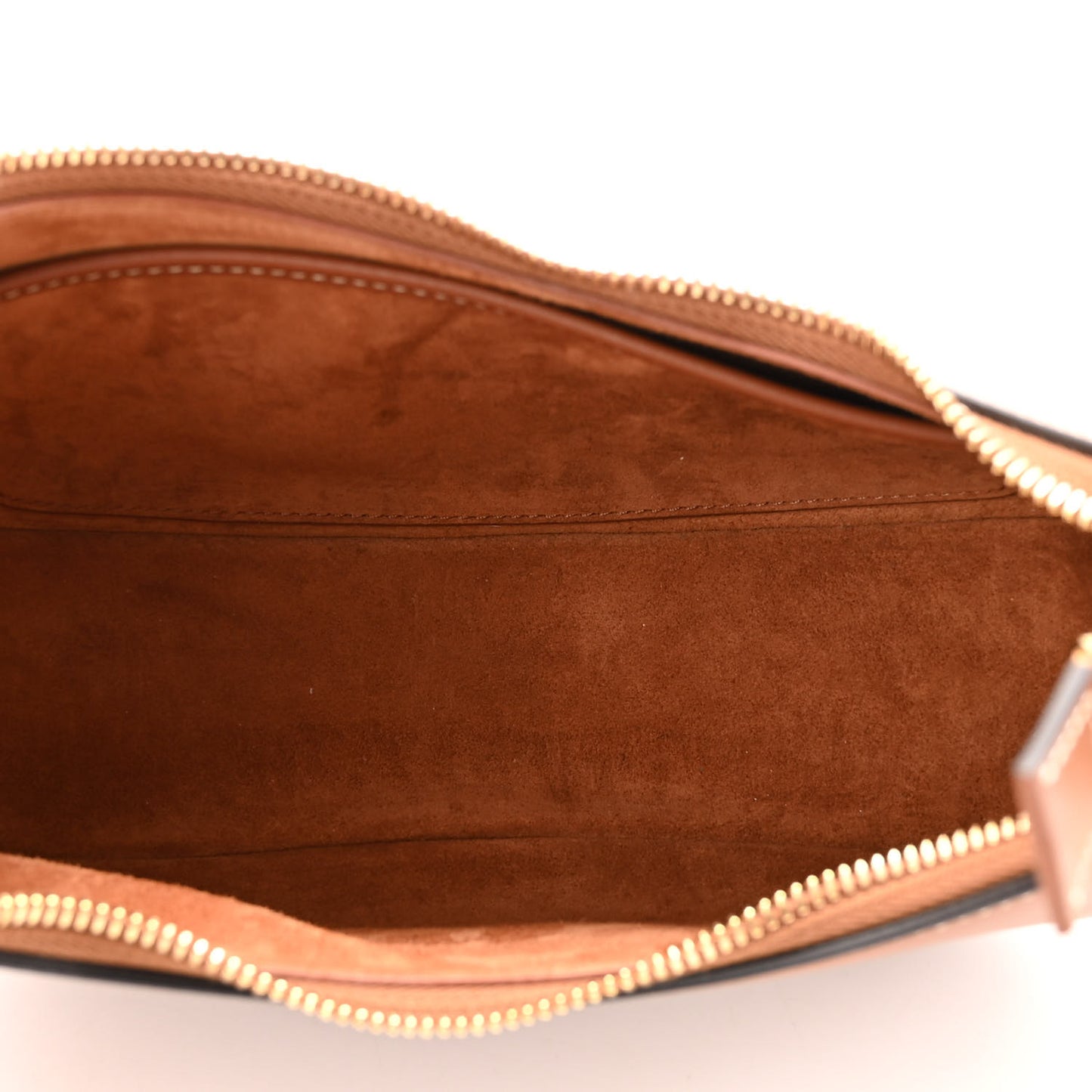 Smooth Calfskin Medium Chain Strap Ava Shoulder Bag Tan