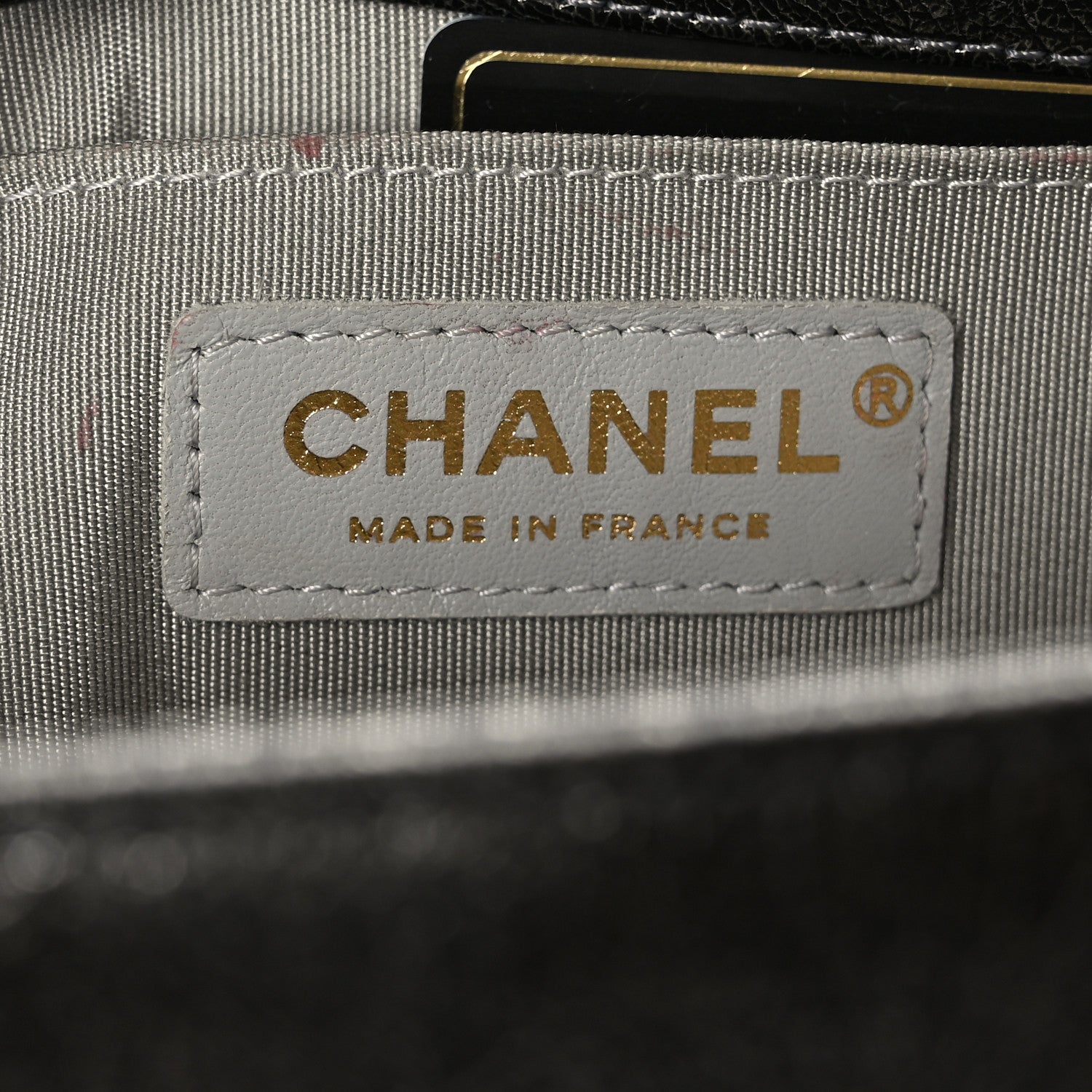 Chanel Cracked Metallic Calfskin Quilted Medium Boy Flap Dark Silver 6 of 9