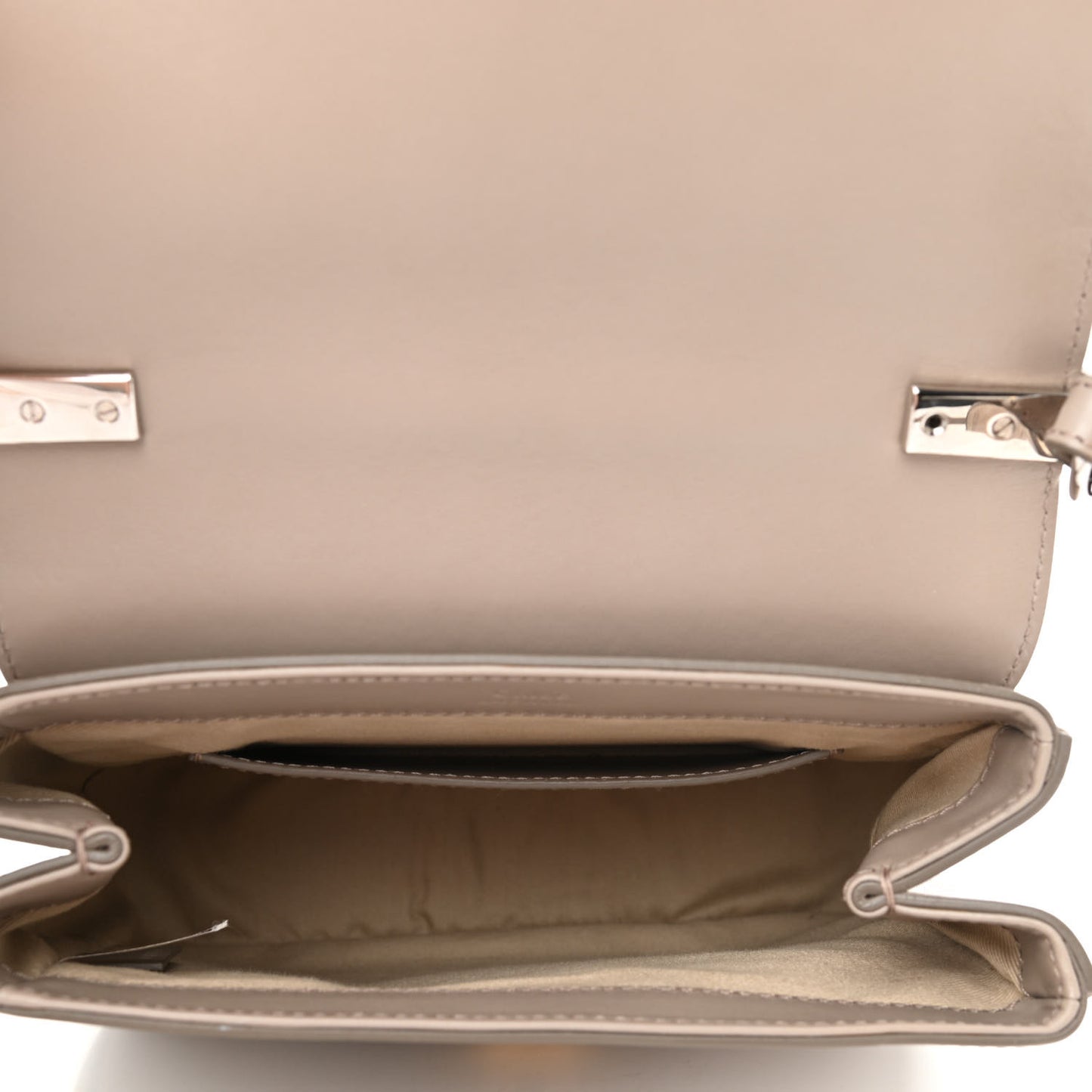 Calfskin Small C Double Carry Motty Grey