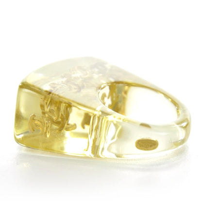 Chanel Resin CC Ring 7 3 of 6