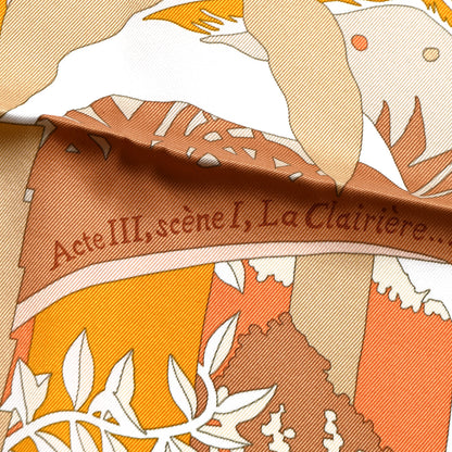 Hermes Silk Twill Acte III Scene I La Clairiere Scarf 70 5 of 6