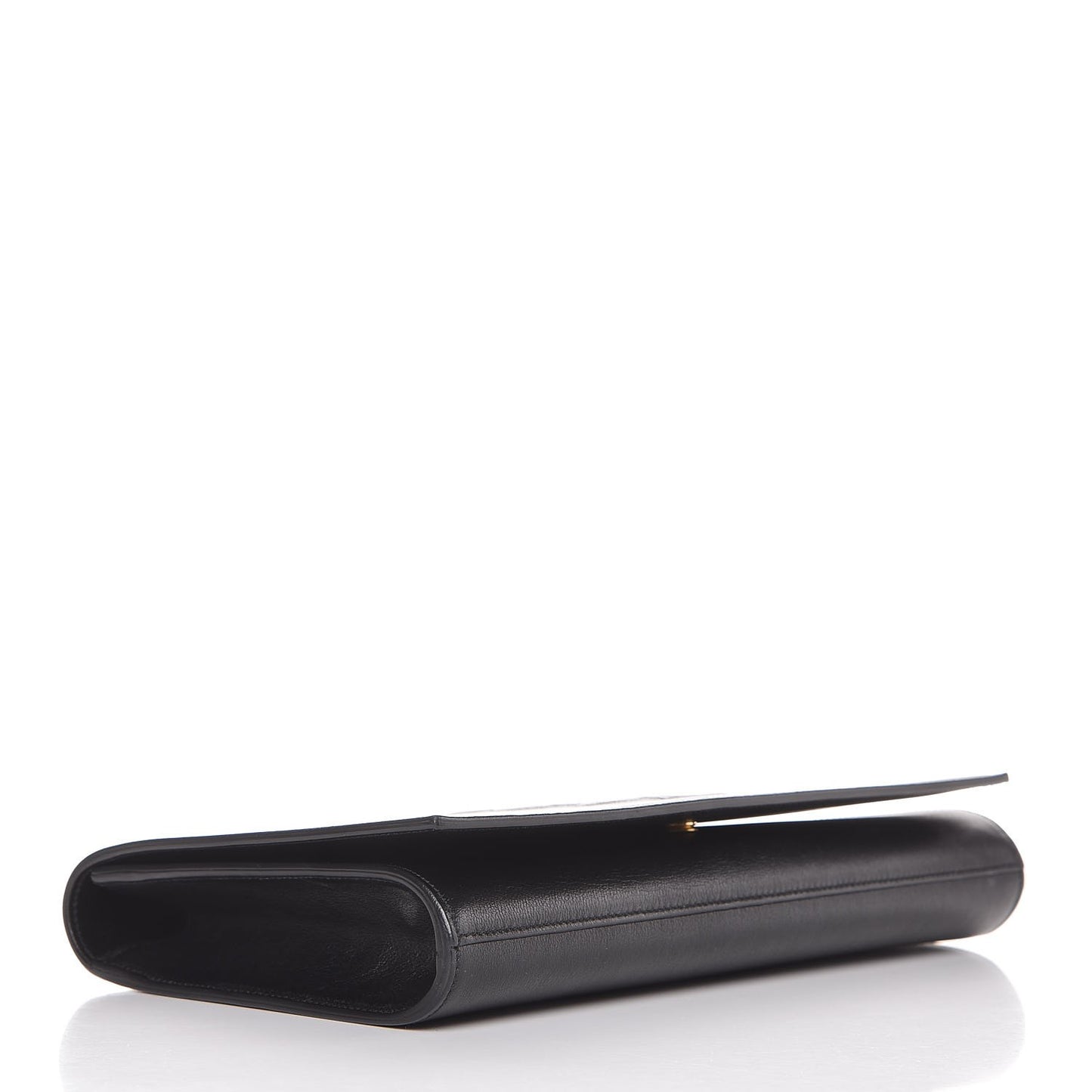 Calfskin Monogram Large Belle De Jour Clutch Black