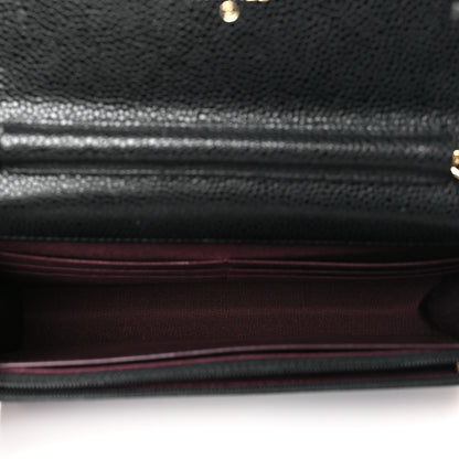 Chanel Caviar Quilted Wallet on Chain WOC Black 5 of 11