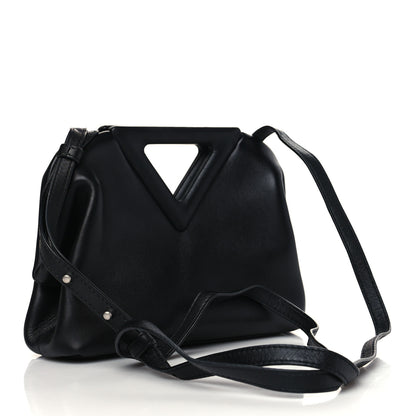 Bottega Veneta Calfskin Small The Point Triangle Bag Black 2 of 5