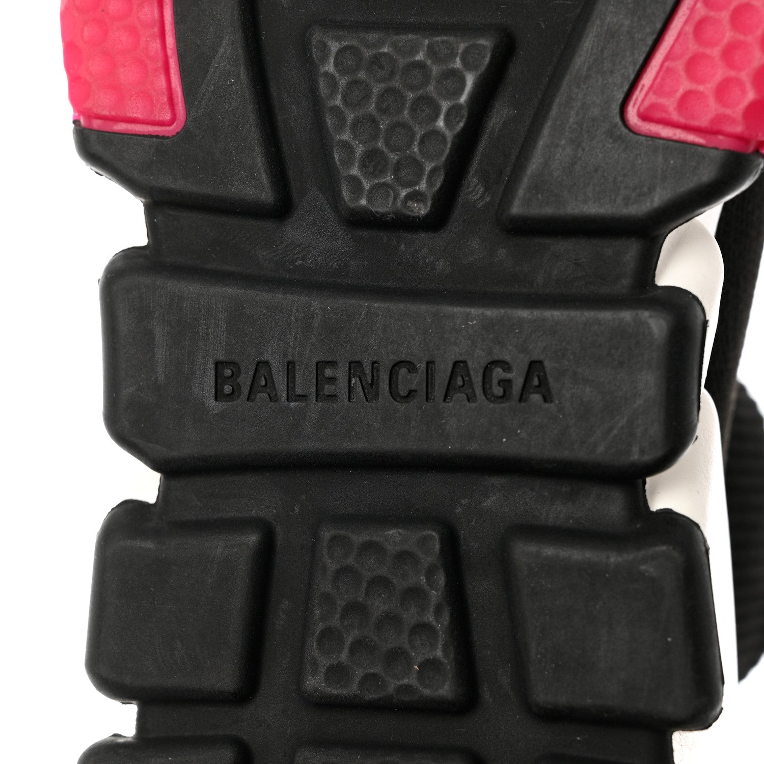 Balenciaga Neoprene Knit Womens Speed Sneakers 36 Black Pink 8 of 9