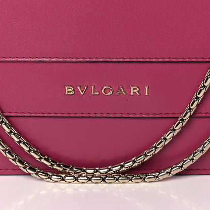 Bulgari Calfskin Serpenti Forever Shoulder Bag Pink 8 of 13