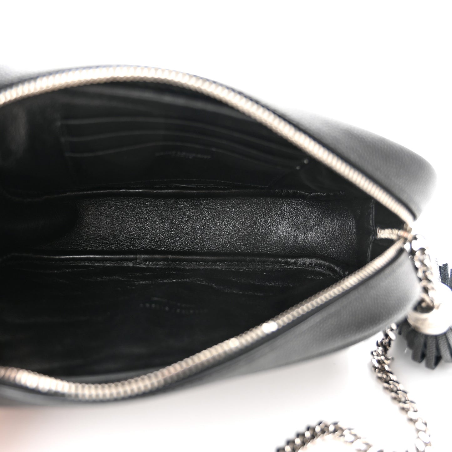 Grain De Poudre Matelasse Monogram Mini Lou Camera Bag Black