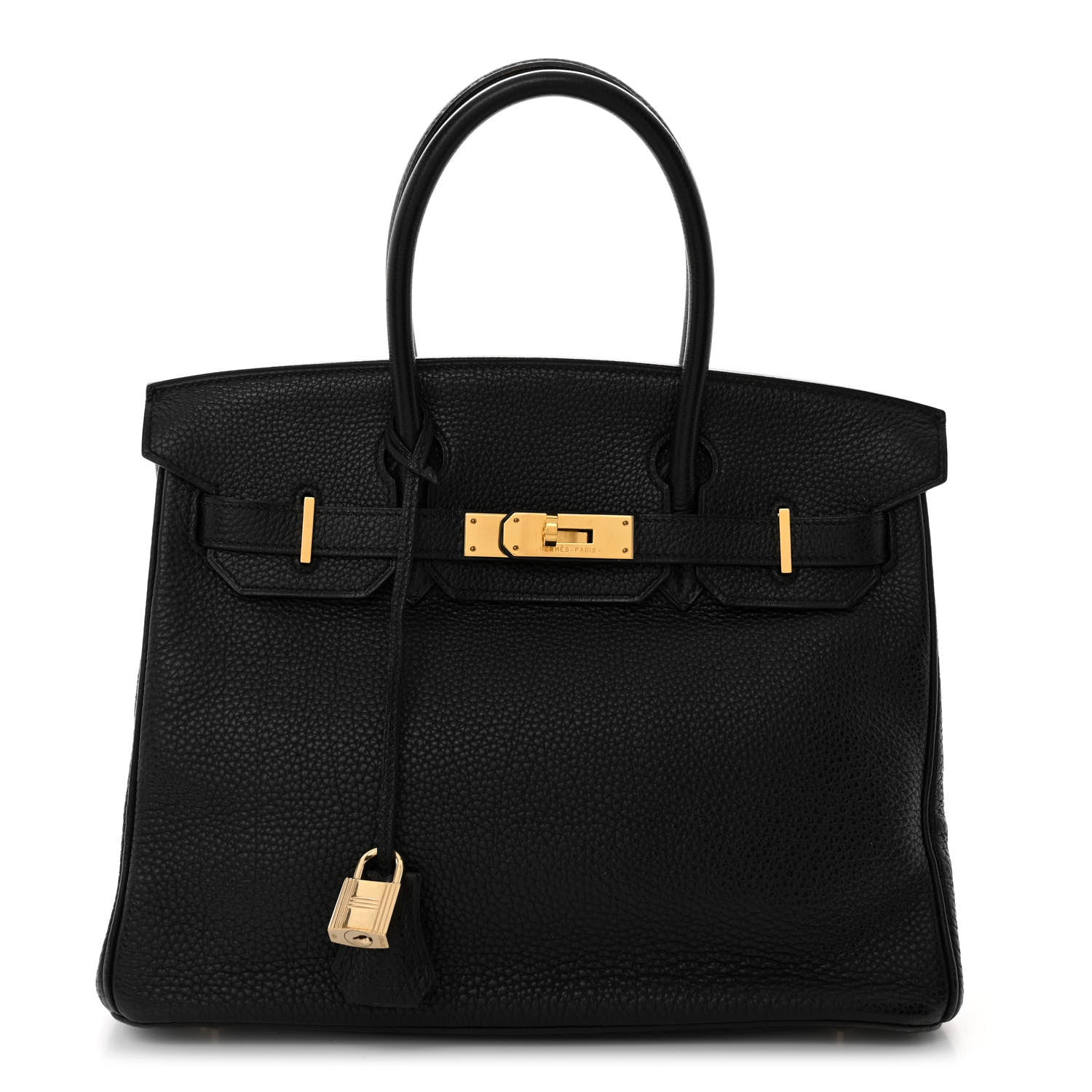 Hermes Taurillon Clemence Birkin 30 Black 1 of 12