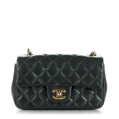 Chanel Caviar Quilted Mini Rectangular Flap Black 1 of 8