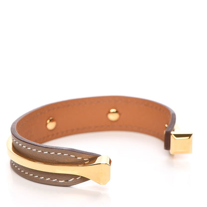 Hermes Swift Binome Cuff S Etoupe 3 of 6