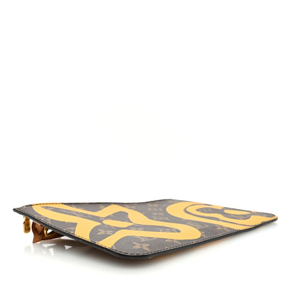 Louis Vuitton Monogram Tahitienne Neverfull MM GM Pochette Yellow 4 of 7