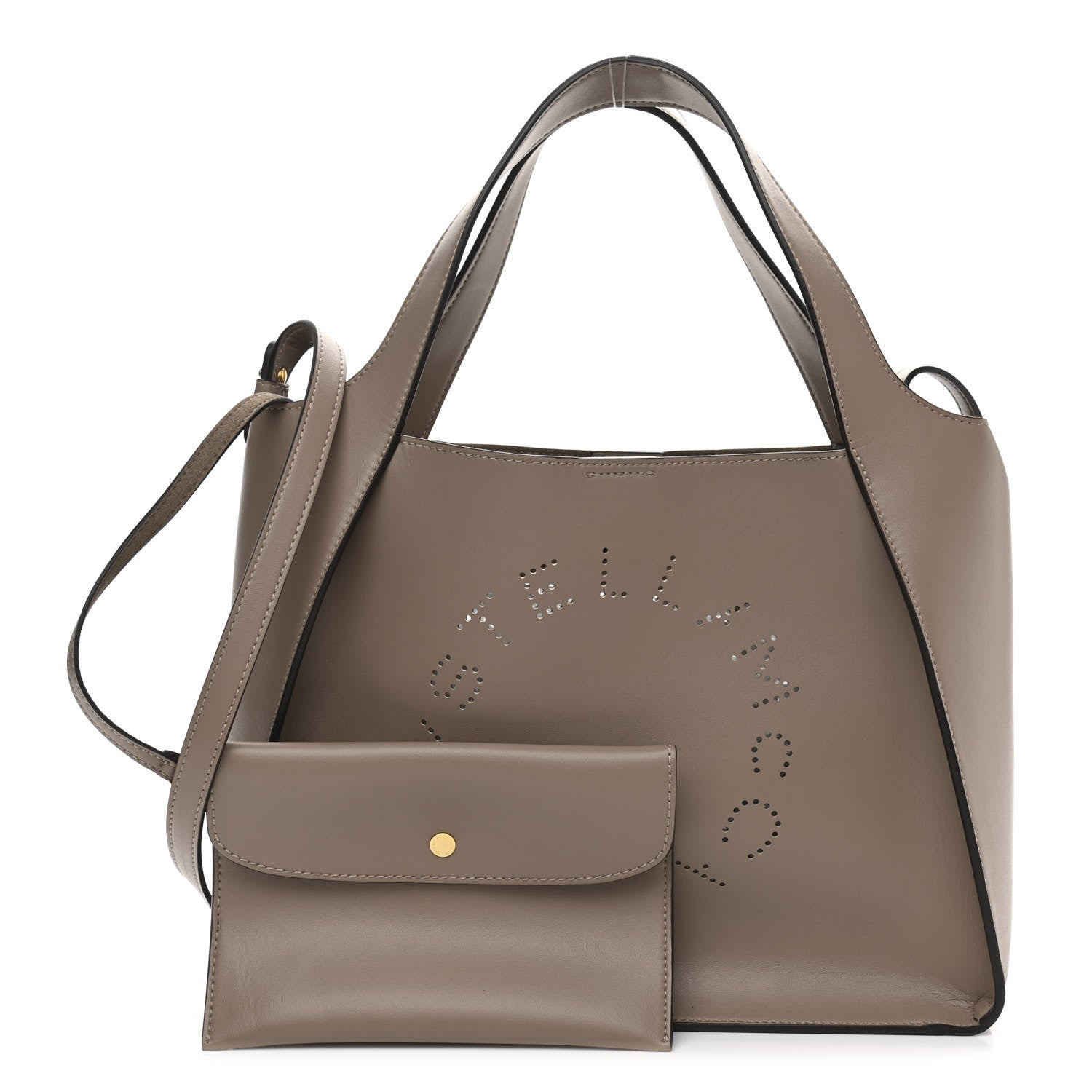 Stella McCartney Eco Alter Nappa East West Perforated Tote Moss 1 of 11