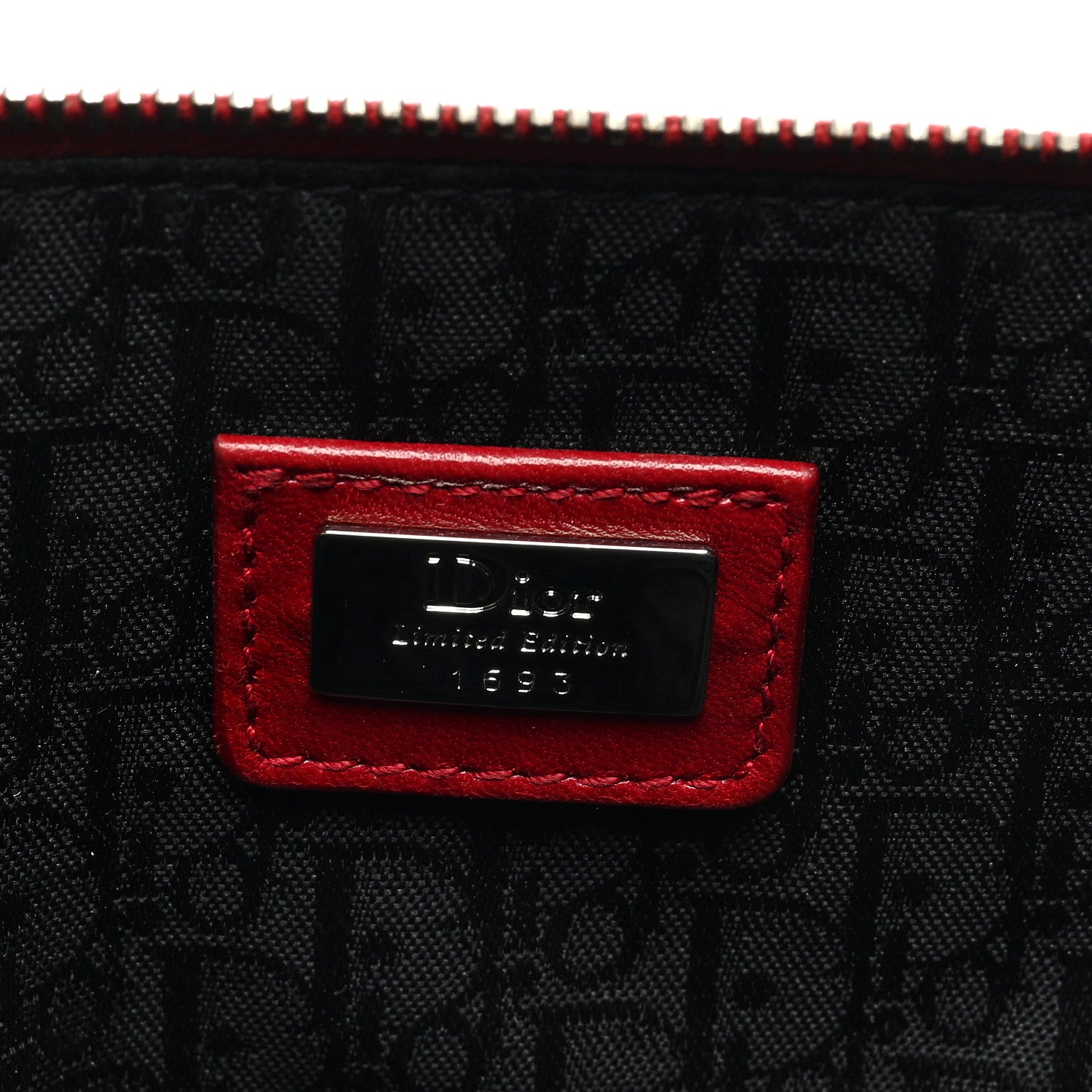 Christian Dior Canvas Le Victim Mini Saddle Pochette Red 6 of 10