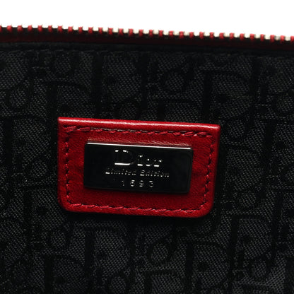 Christian Dior Canvas Le Victim Mini Saddle Pochette Red 6 of 10