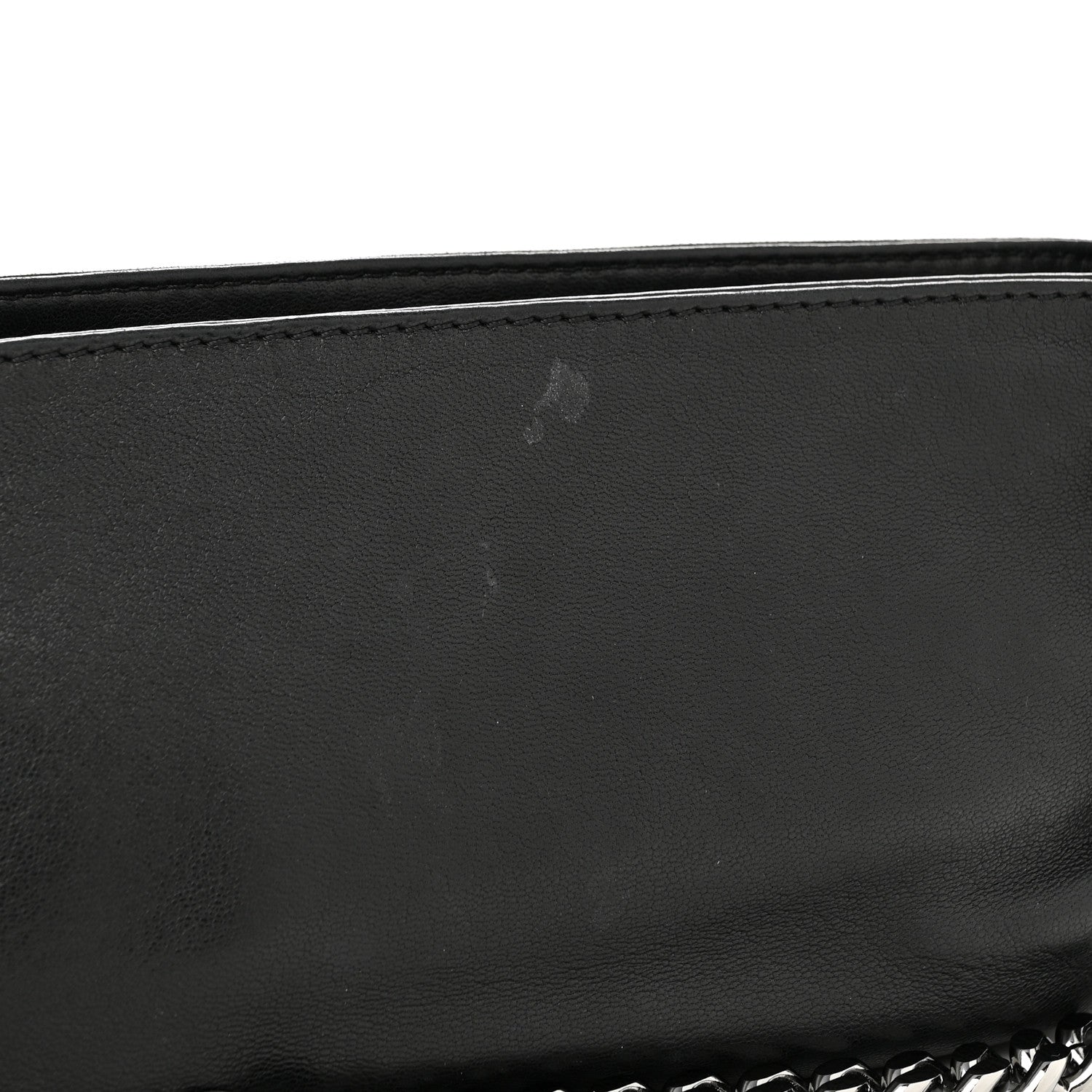 Chanel Calfskin Chain Stitch Clutch Black 11 of 11