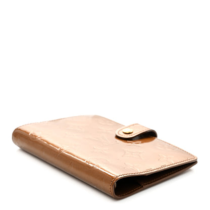Louis Vuitton Vernis Small Ring Agenda Cover Bronze 4 of 7