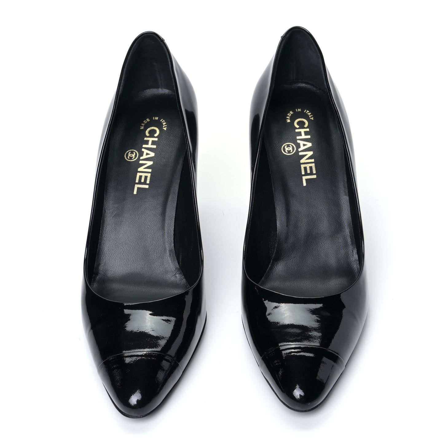 Patent Cap Toe CC Pumps 40 Black