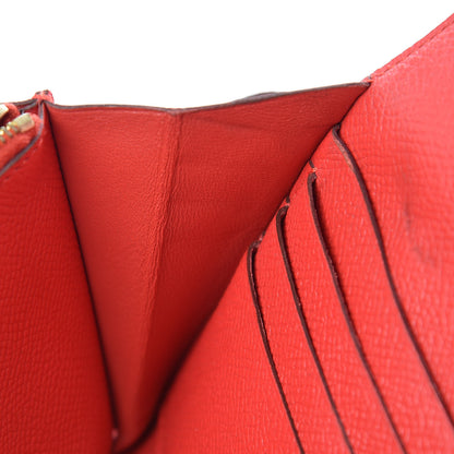 Hermes Epsom Kelly Longue Wallet Rouge Tomate 12 of 12