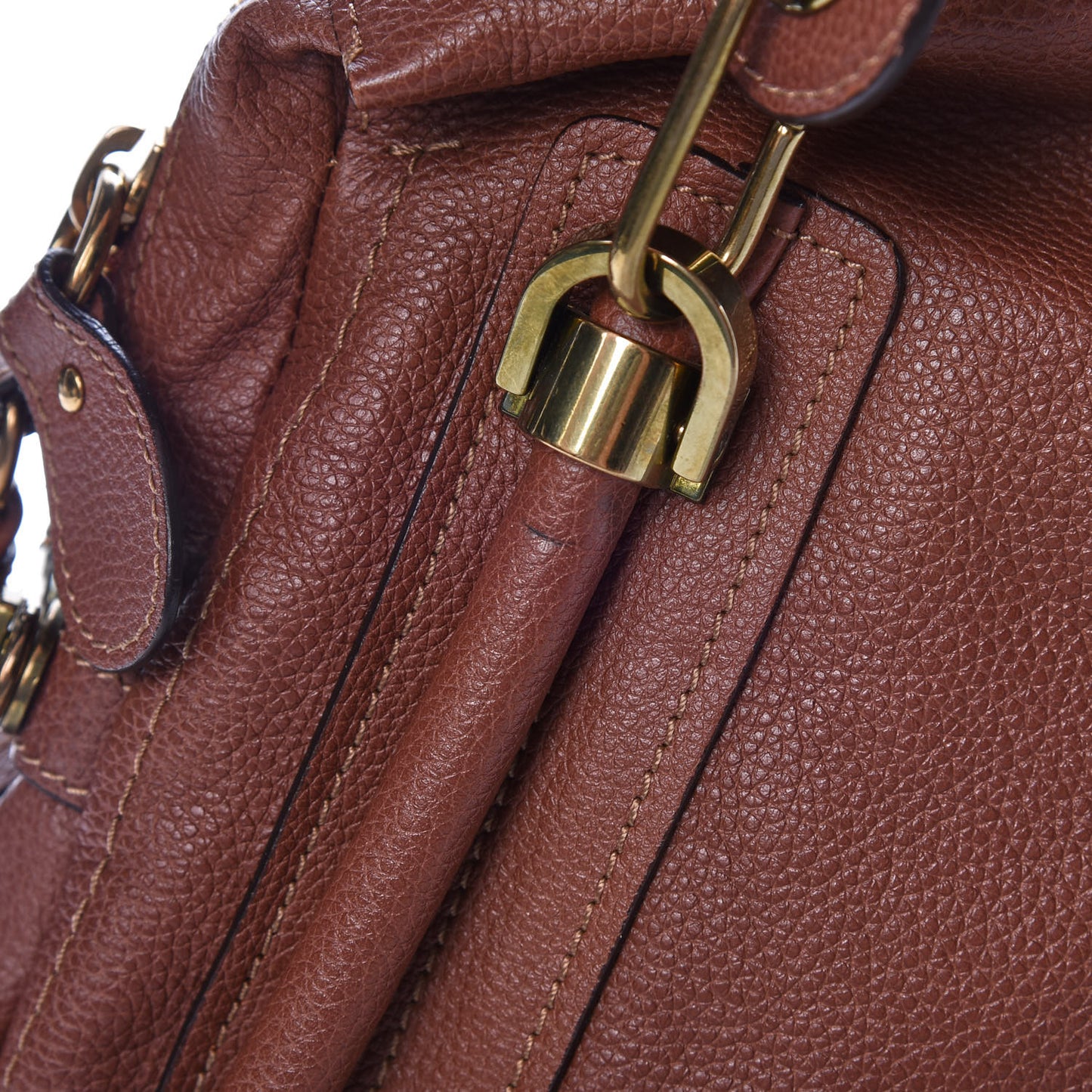 Calfskin Large Paraty Speculoos Brown