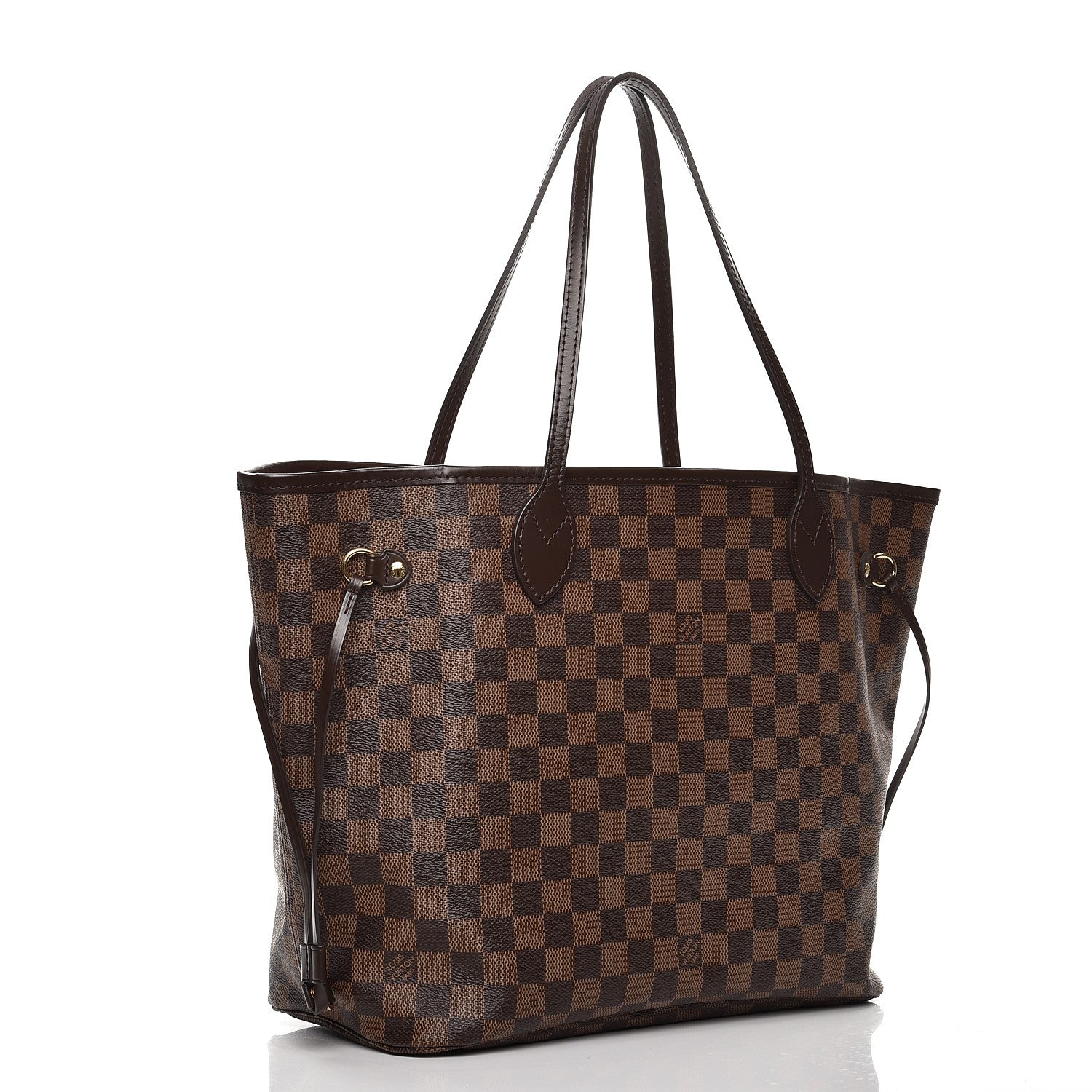 Louis Vuitton Damier Ebene Neo Neverfull MM Rose Ballerine 4 of 15