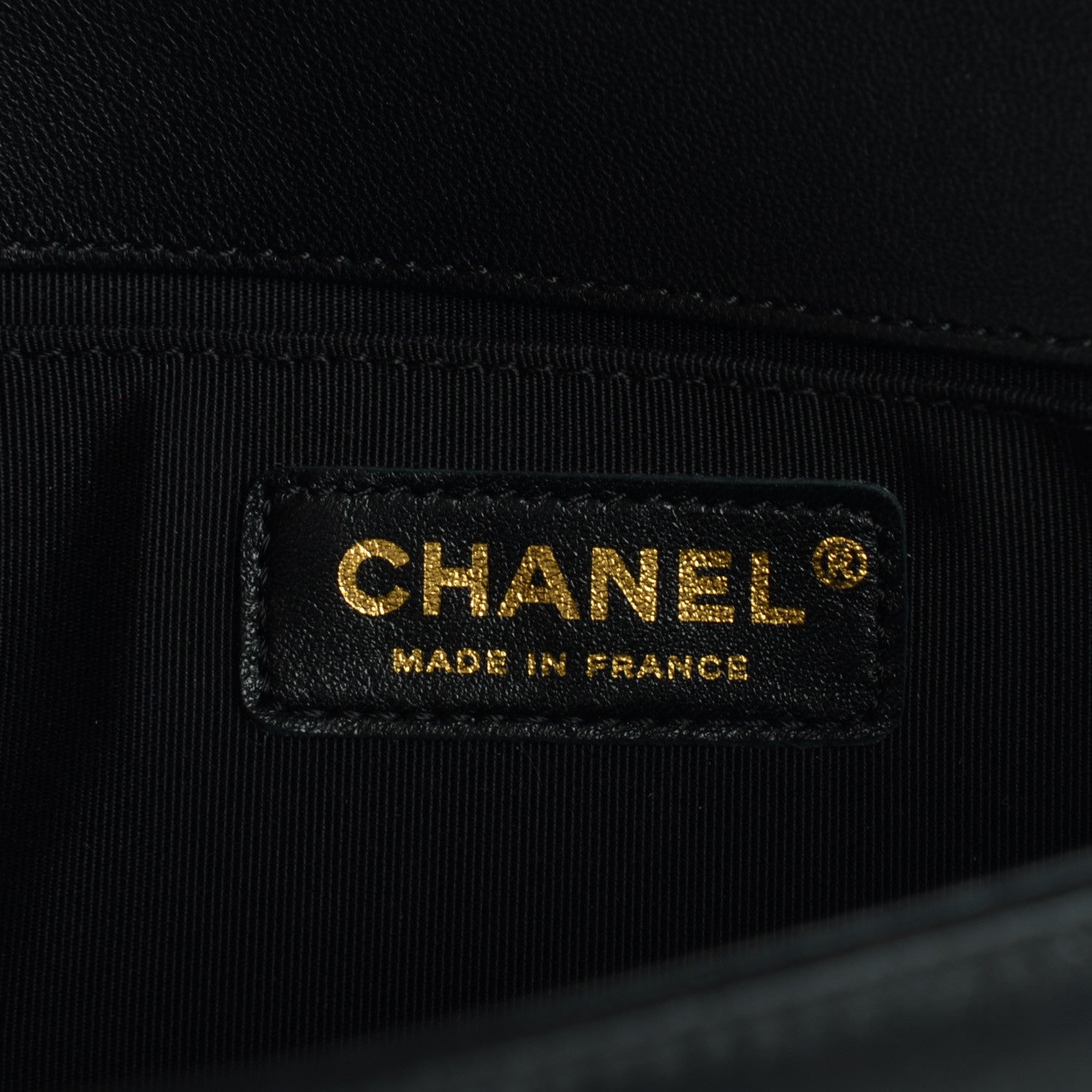 Chanel Lambskin Quilted Medium Boy Flap Black 8 of 9