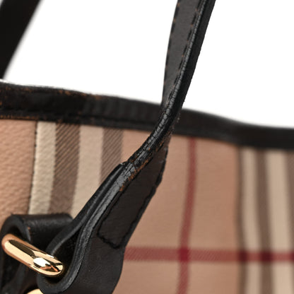 Burberry Haymarket Check Small Canterbury Tote Black 11 of 11