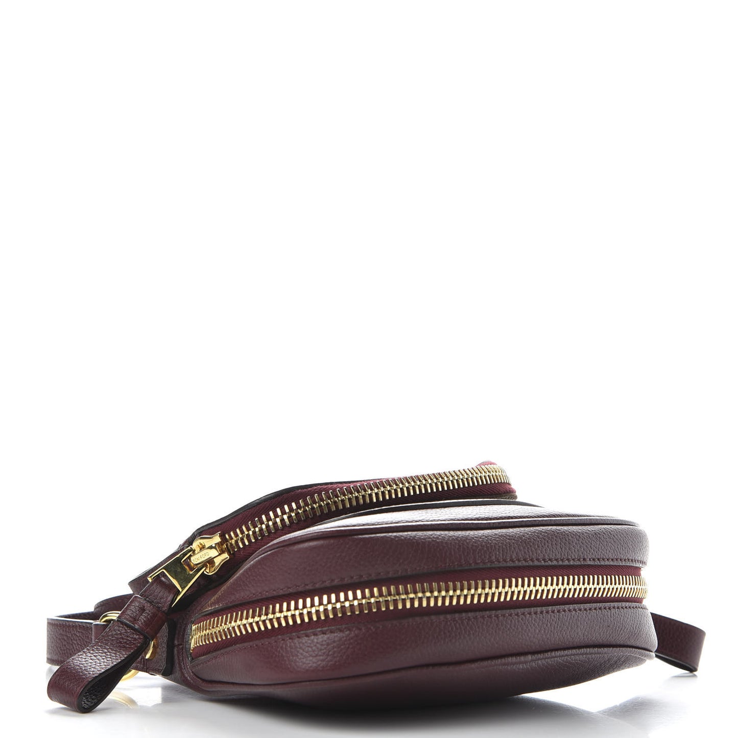 Calfskin Mini Jennifer Crossbody Bag Oxblood