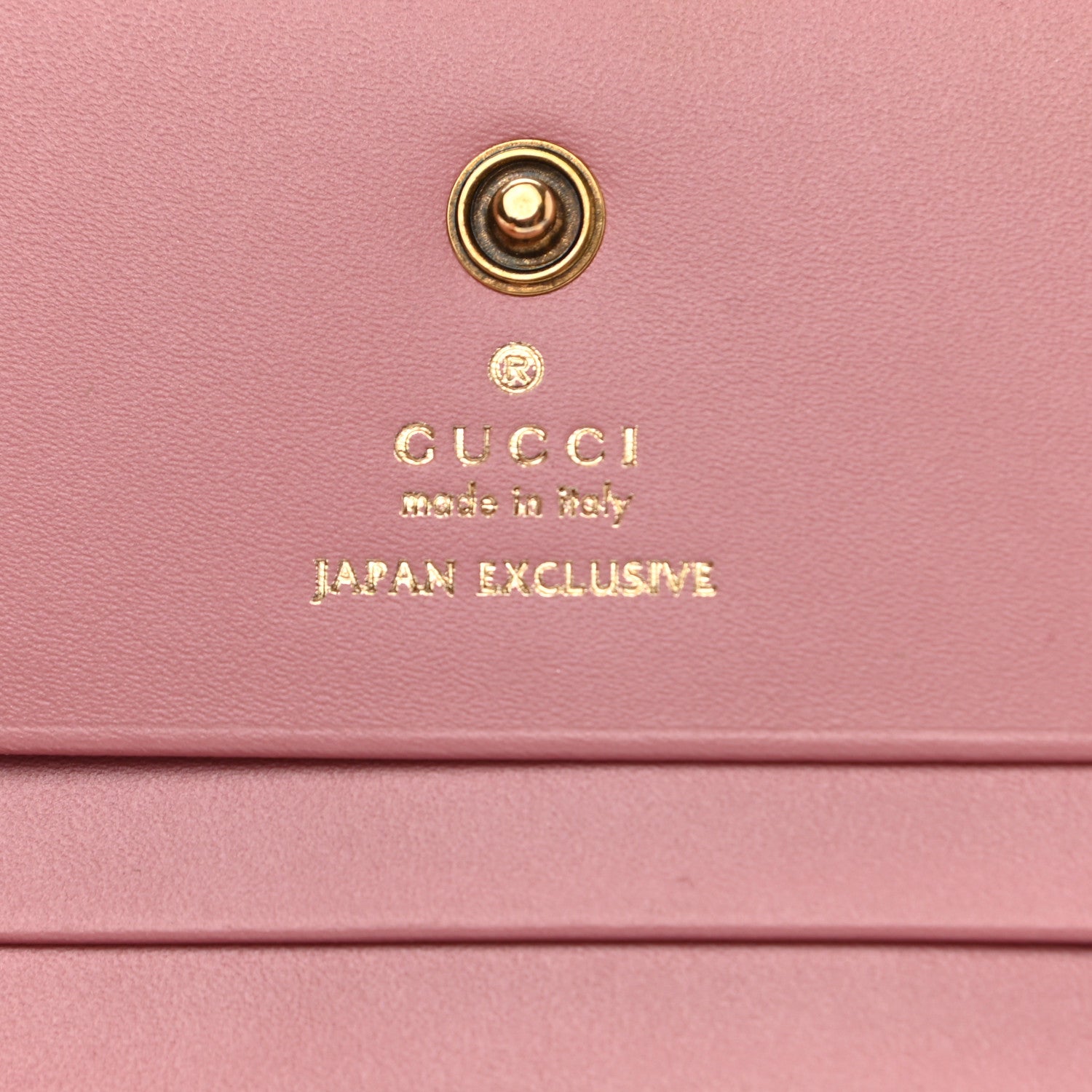 Gucci Guccissima Cherries Card Case Wallet Pink 6 of 8
