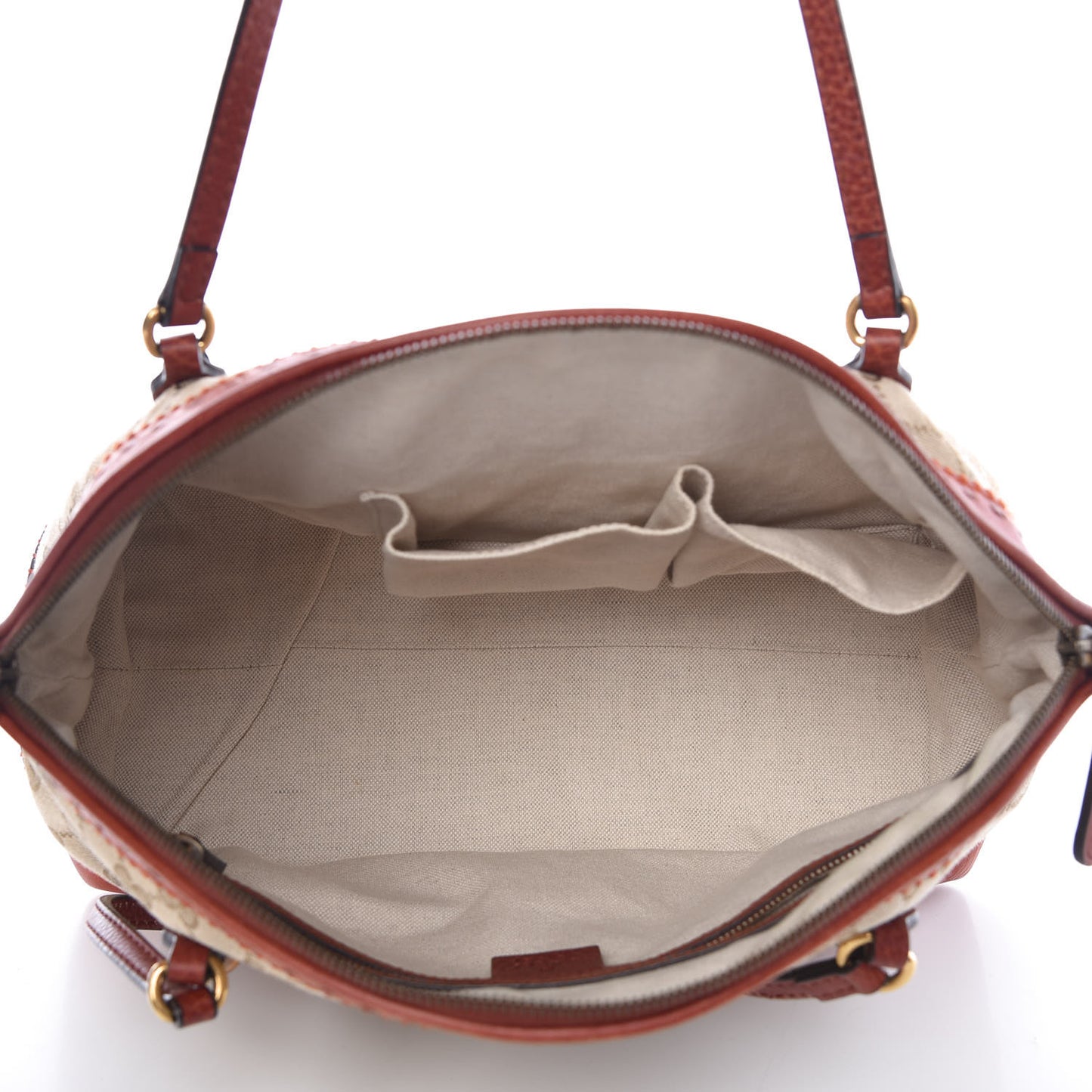 Monogram Laidback Crafty Dome Satchel Orange